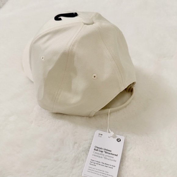 Lululemon Classic Unisex Cream Ball Cap Structure - Picture 5 of 9